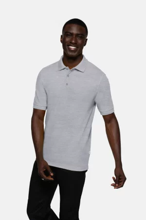 NO. 816 – HAKRO Poloshirt MIKRALINAR® - 015 grau meliert